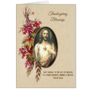 Thanksgiving Religious Sacred Heart Of Jesus at Zazzle