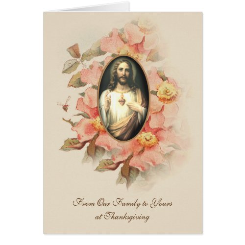 Thanksgiving Religious Sacred Heart of Jesus