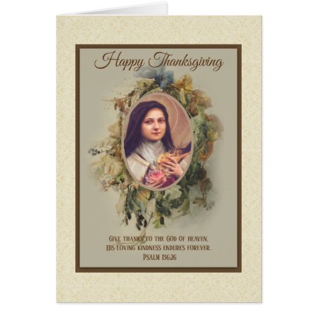 Thanksgiving Religious St. Therese Of Child Jesus