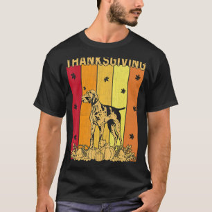 Thanksgiving Retro German Shorthaired Pointer Dog T-Shirt