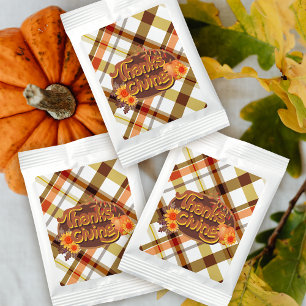 Thanksgiving Retro Plaid Margarita Drink Mix