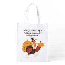 Thanksgiving Reusable Grocery Tote