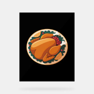 Thanksgiving Roast Turkey – Festive Holiday Feast  Acrylic Sign