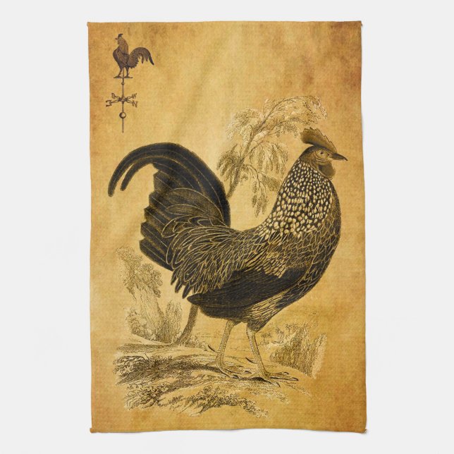 Thanksgiving Rooster Towel (Vertical)