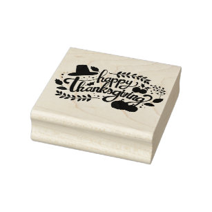 Thanksgiving Rubber Stamp