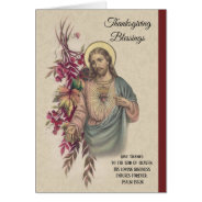 Thanksgiving Sacred Heart Of Jesus Flowers at Zazzle