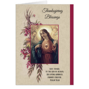 Thanksgiving Sacred Heart of Jesus Flowers