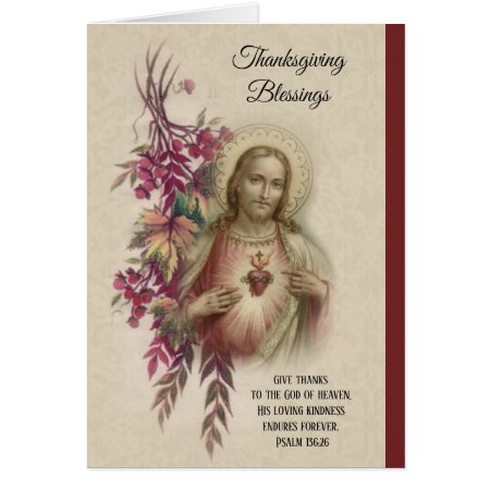Thanksgiving Sacred Heart Of Jesus Flowers