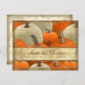 Thanksgiving Save the Date Postcard (Front/Back)