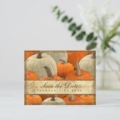 Thanksgiving Save the Date Postcard (Standing Front)
