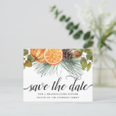 Thanksgiving Save The Date Postcard (Standing Front)