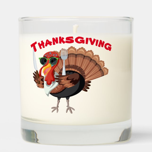 THANKSGIVING  SCENTED CANDLE (Front)