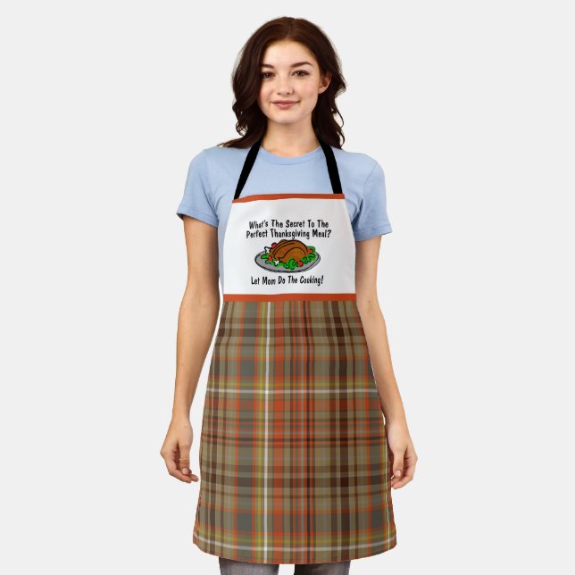 Thanksgiving Secret - Let Mom Do The Cooking Apron (Worn)