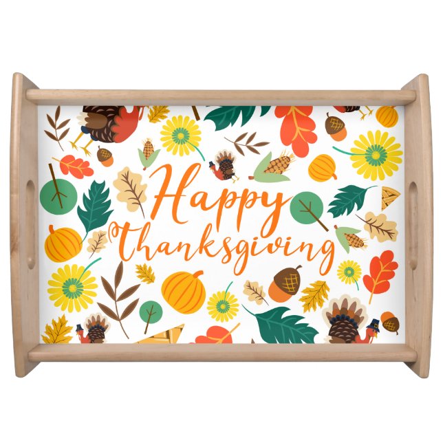 Thanksgiving serving tray (Front)
