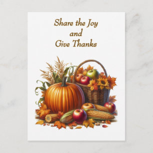 Thanksgiving "Share the Joy" Holiday Card