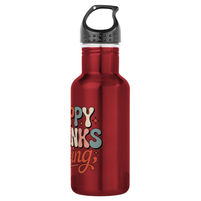 THANKSGIVING STAINLESS STEEL WATER BOTTLE (Front)