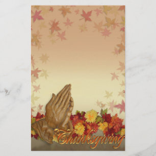 Thanksgiving stationery or menu
