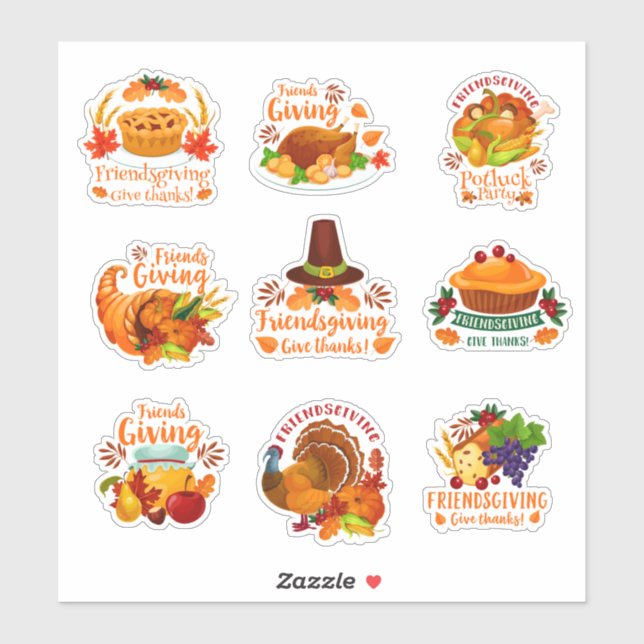 Thanksgiving Sticker (Sheet)
