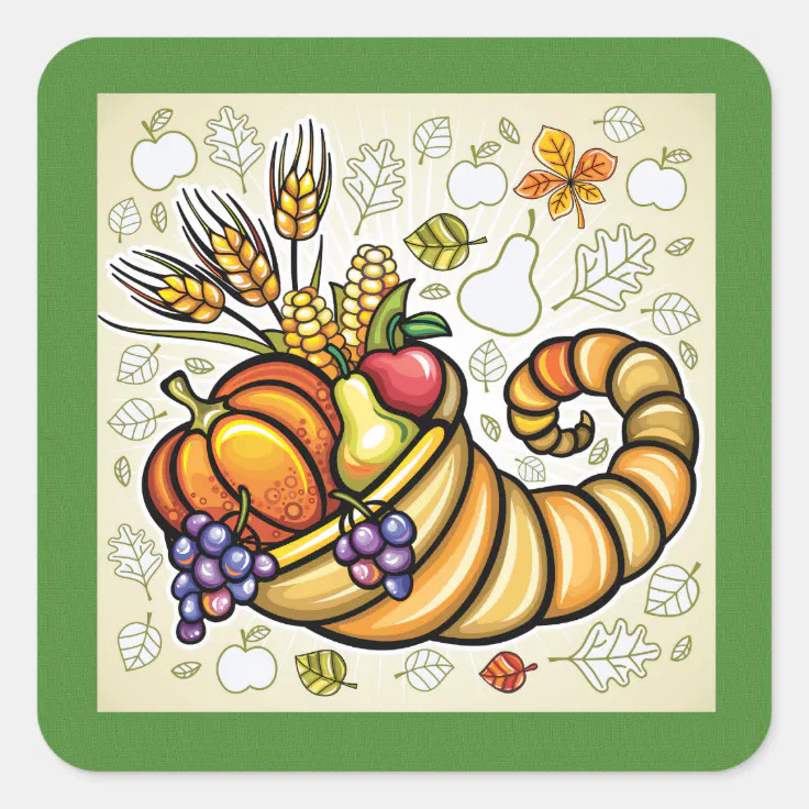Thanksgiving Sticker SRF Zazzle