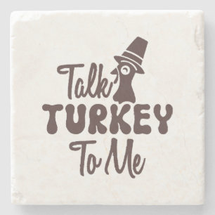 Thanksgiving stone coaster