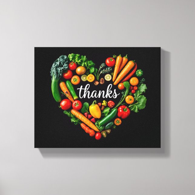 Thanksgiving Stretched Canvas Print (Front)