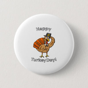 Thanksgiving (Style 2) Classic T-Shirt Button