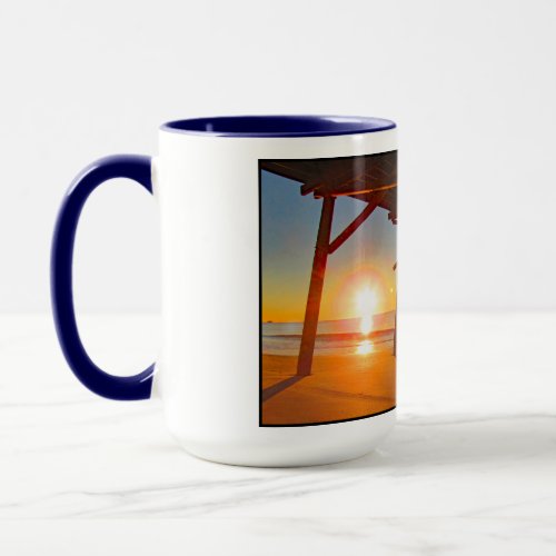 Thanksgiving Sunrise at Bogue Inlet Pier Mug