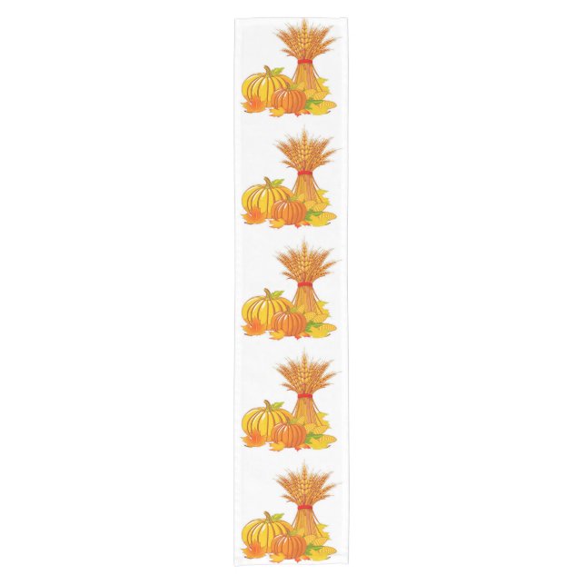 Thanksgiving Table Runners/Fall Harvest Short Table Runner (Front)