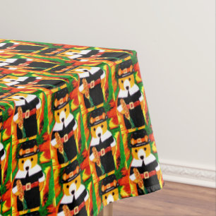 THANKSGIVING,TEDDY BEAR  TABLECLOTH