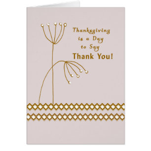 Thanksgiving Thank You Card for Mom and Dad