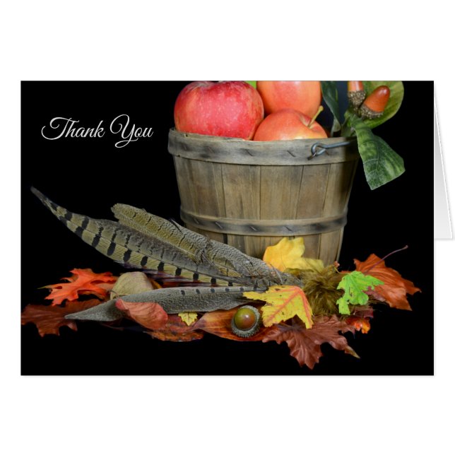 Thanksgiving Thank You Cards (Front Horizontal)