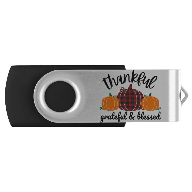 Thanksgiving Thankful Flash Drive (Front)