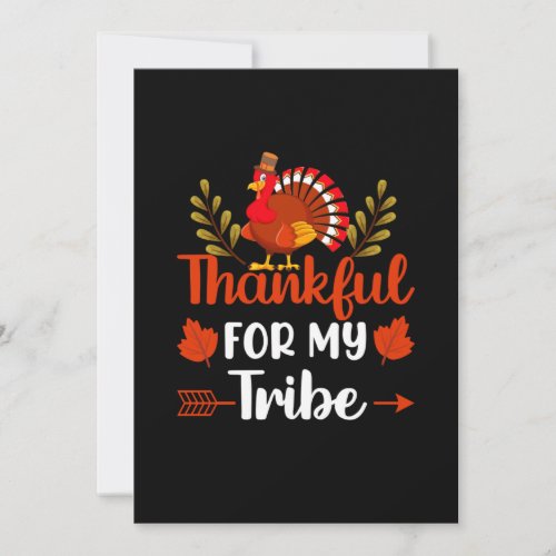 Thanksgiving Thankful For My Tribe Invitation