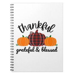 Thanksgiving Thankful Notebook