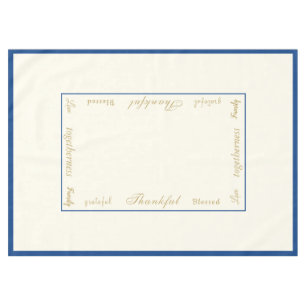 Thanksgiving Thankful Tablecloth