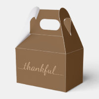 Thanksgiving Thankful takeout container box