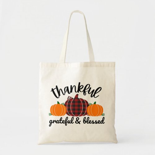 Thanksgiving Thankful Tote Bag