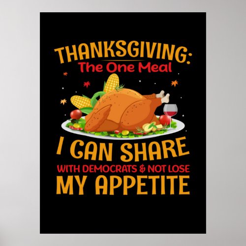 Thanksgiving The One Meal Poster