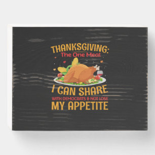 Thanksgiving The One Meal Wooden Box Sign