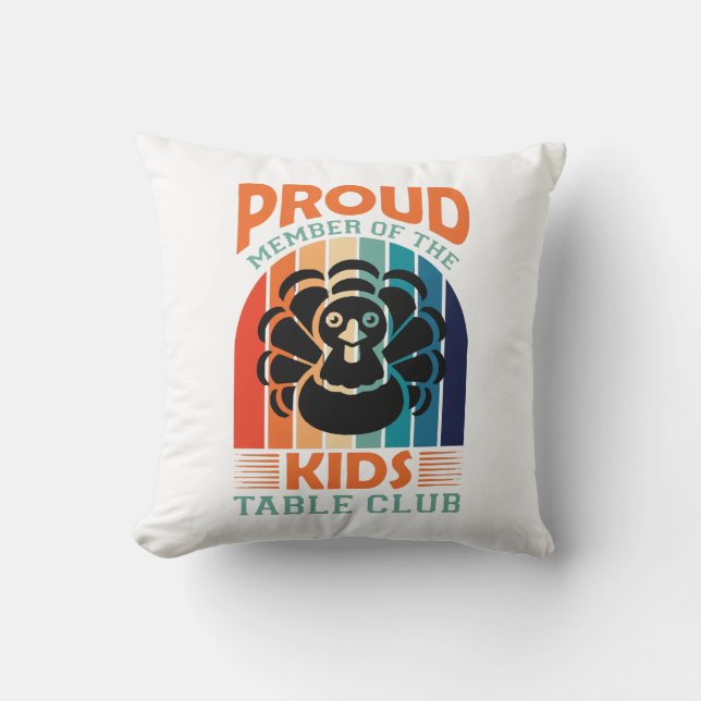 Thanksgiving Throw Pillow (Front)