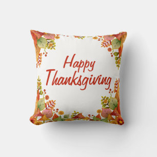 Thanksgiving throw pillow