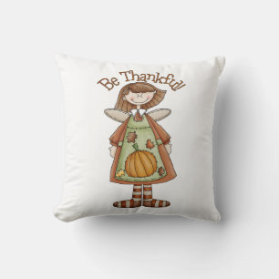 Thanksgiving Throw Pillow/Be Thankful Pillow