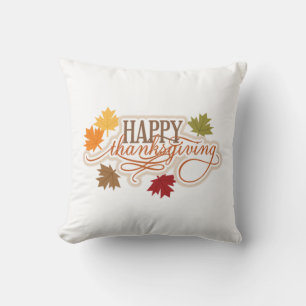 Thanksgiving Throw Pillow/Happy Thanksgiving Pillow