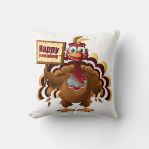 Thanksgiving Throw Pillow/Turkey Pillow