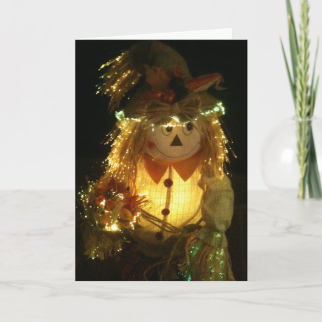 THANKSGIVING TIME TO THINK OF FRIENDS HOLIDAY CARD (Front)