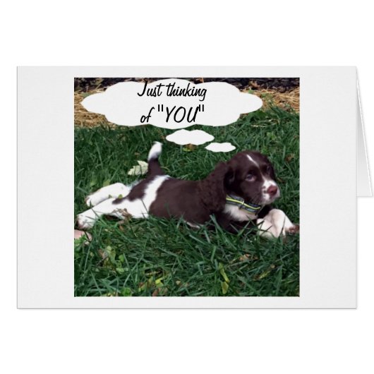 THANKSGIVING TIME TO THINK OF "YOU" CARDS (Front Horizontal)