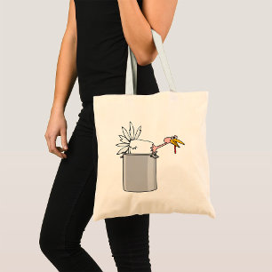 Thanksgiving Tired Turkey in Cooking Pot Humor  Tote Bag