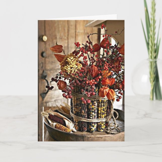 THANKSGIVING TO **MY FRIEND** THANKFUL FOR "YOU" HOLIDAY CARD (Front)