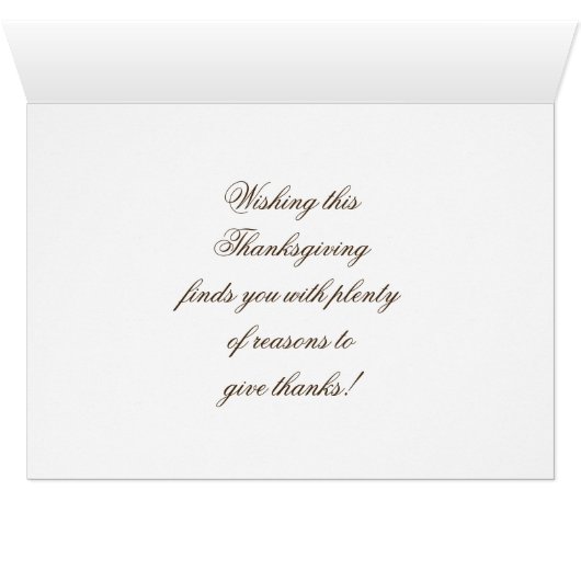 Thanksgiving Tom Turkey (Inside Horizontal (Bottom))