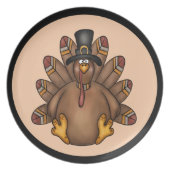 Thanksgiving Tom Turkey Holiday Dinner Plate (Front)